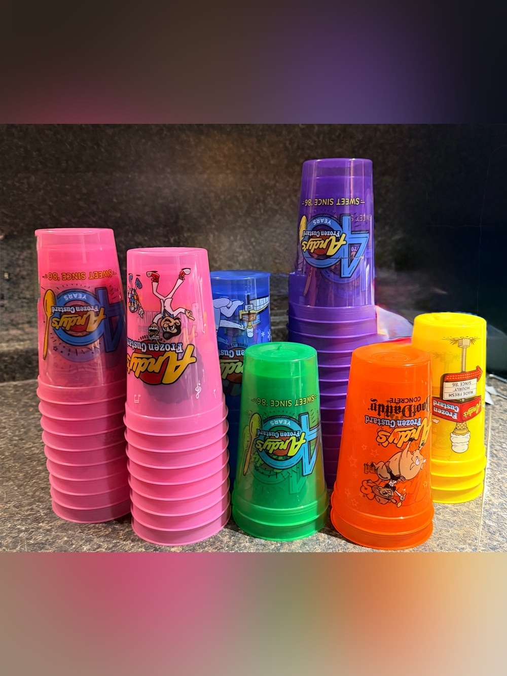 Andy’s Frozen Custard Limited Edition Cups